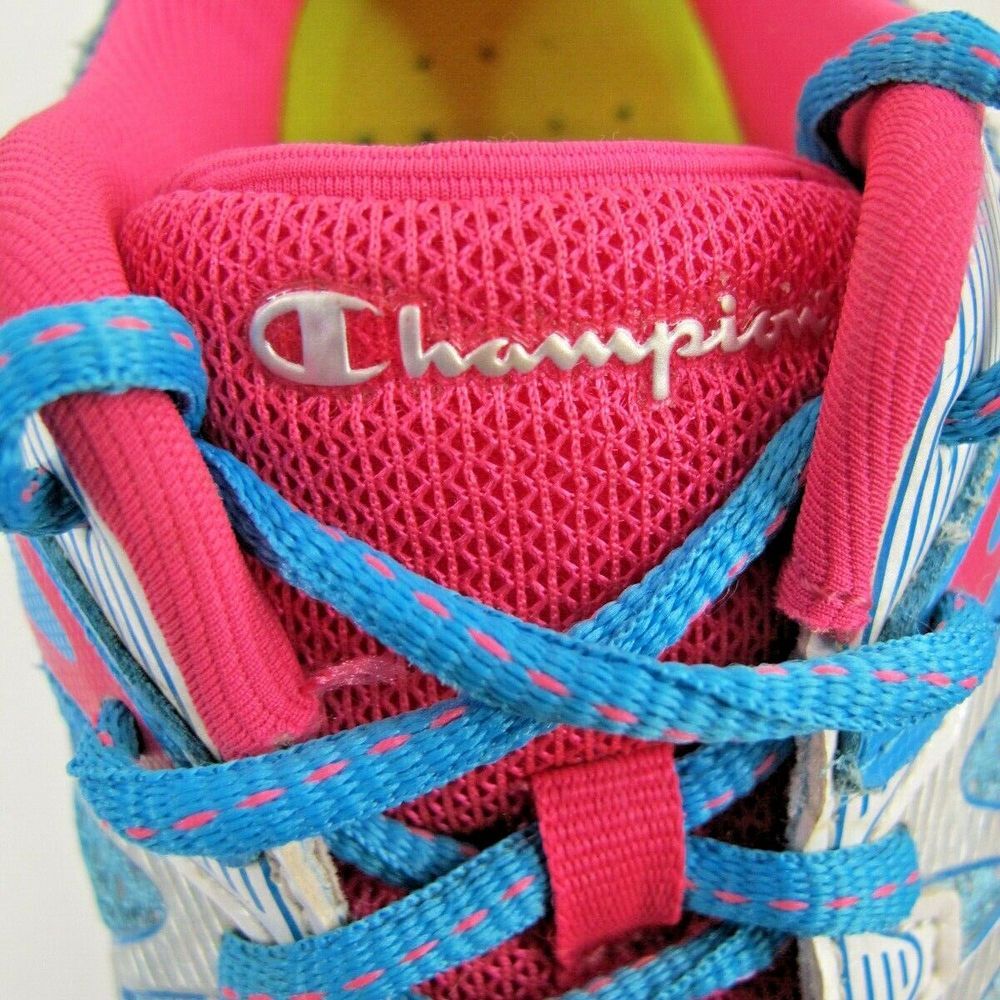 Women's Size 8 Champion Athletic/Running/Casual Shoes Teal/Pink/White - EUC - Picture 5 of 8